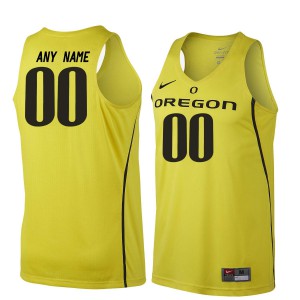 Custom Oregon Ducks Jersey Name and Number Customizable College Basketball Jerseys Apple Green